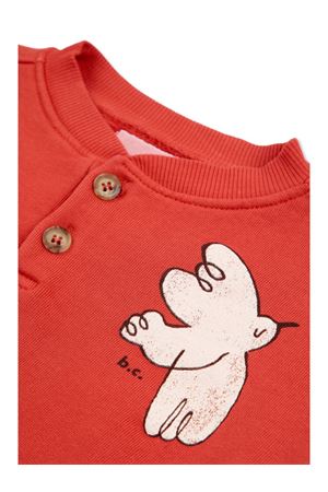 felpa in cotone rosso BOBO CHOSES KIDS | B224AB032.